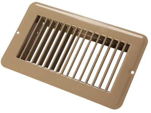 Picture of JR Products 4"x8" Heating/Cooling Register Part# 22-0477   02-28955