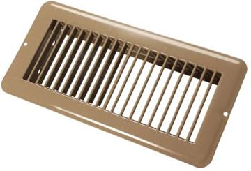 Picture of JR Products 4"x10" Heating/Cooling Register Part# 22-0481   02-28995