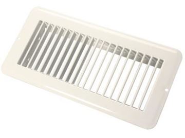 Picture of JR Products 4"x10" Heating/Cooling Register Part# 22-0480   02-28985