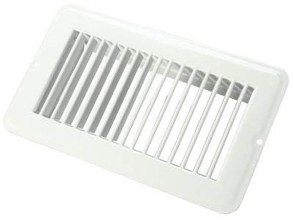 Picture of JR Products 4"x8" Heating/Cooling Register Part# 22-0476   02-28945