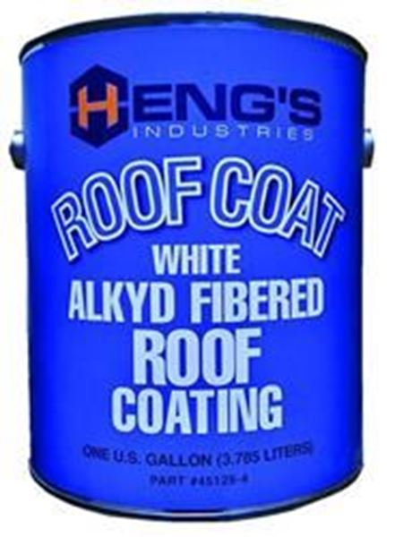 Picture of Heng's Metal/Fiberglass Roof Coating, White, 1 Gallon Part# 13-0755   45128-4