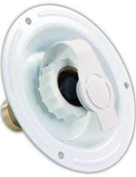 Picture of JR Products 1/2" Fresh Water Inlet, White Part# 10-1106     62115