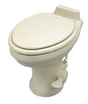 Picture of 320 SEALAND TOILET,BONE W/SPRY Part# 21273 302320183 CP 538