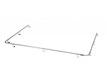Picture of Roof Rack; Universal With 90 Inch Reducible Width By Trimming The Non-Swaged Ends Of The Rear Tube; Bolt-On Mount; Bright Anodized Finish; Silver Part# 05-0102 LA-500 