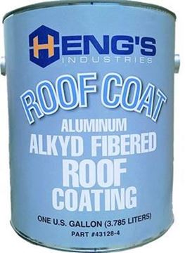 Picture of Heng's Metal/Aluminum Roof Coating, Silver, 1 Quart Part # 13-0750    43032