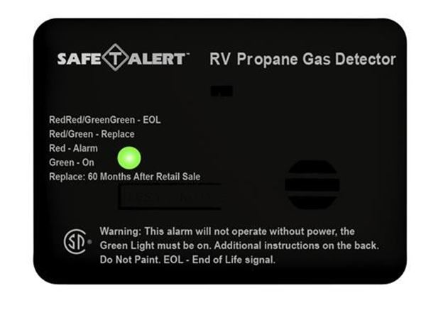 Picture of MTI Ind. Safe-T-Alert Propane Leak Detector, Black Part # 03-0631    20-441-P-BL