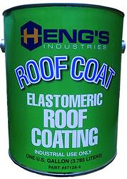 Picture of Heng's Elastomeric Roof Coating, White, 1 Gallon Part#  13-0741    47128-4