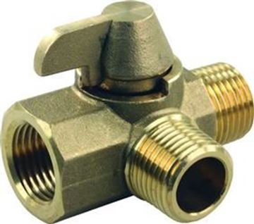 Picture of JR Products 1/2" Winterizing By-Pass Valve, Brass Part# 10-1116    62245
