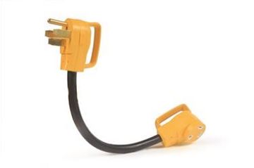 Picture of Camco Power Cord Dogbone Adapter 50M/30F Part# 19-0467   55175