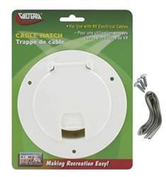 Picture of Valterra Electrical Hatch 3.5In Cutout, Polar White Part# 19-1790   A10-2135VP
