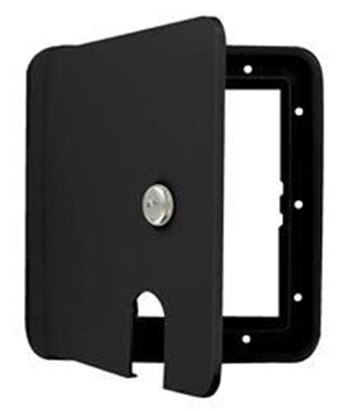 Picture of Valterra Electrical Hatch Large Square 6.4" x 6.8" Cutout Part# 19-3917   A10-2151BKVP