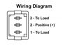 Picture of JR Products MOM On/Off/On Rocker Switch 12V, White Part# 19-1871   12695