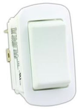 Picture of JR Products MOM On/Off/On Reversing Switch 12V White Part# 19-1602   13995