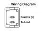 Picture of JR Products Rocker On/Off Switch 14V Non-Lighted White Part# 19-2135   13395