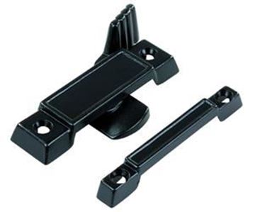 Picture of JR Products Double Pane Herh Window Latch, Black Part# 23-0166   20435