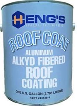 Picture of Heng's Metal Roof Plas-T-Coat, Silver, 1 Gallon Part# 13-0751    43128-4