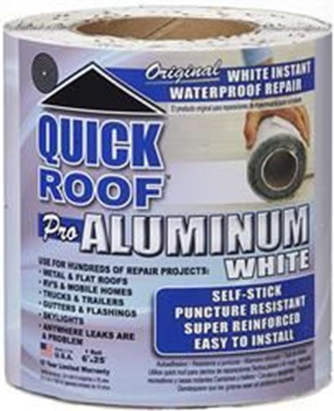 Picture of CoFair Quick Roof Repair Tape 6" X 25Ft, White Part# 13-1443    WQR625