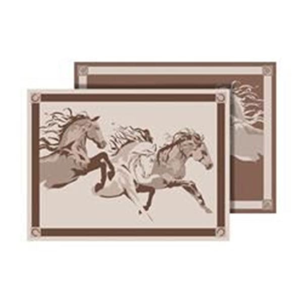 Picture of Faulkner Reversible Patio Mat, 9Ft X 12Ft, Horses Part# 01-5827    53006