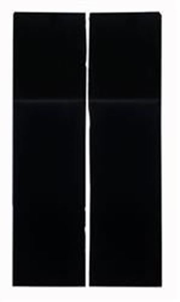Picture of Dometic Fridge Door Panels, Black Acrylic Part# 81-1165    3106863.180C