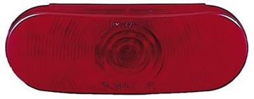 Picture of Peterson Mfg Oval Stop/Turn/Tail Light, Red Part# 18-0323    V421R