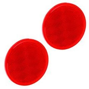 Picture of Bargman Round Reflector, 3-3/16In, Red Part# 69-8422    74-38-010