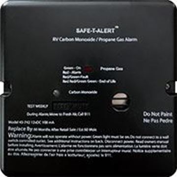 Picture of MTI Safe-T-Alert Dual LP/CO Detector, Black Part# 03-2165    45-742-BL