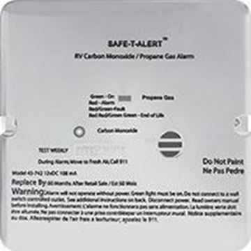 Picture of MTI Ind. Safe-T-Alert Dual LP/CO Detector, White Part# 03-2166    45-742-WT