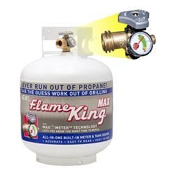 Picture of Flame King 20Lbs Propane Tank, White Part# 06-0647   YSN230