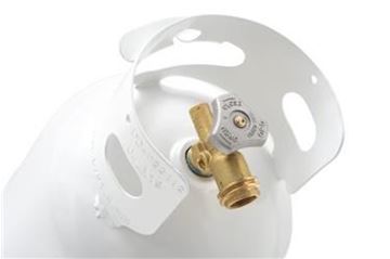 Picture of Flame King 10Lbs Tank W/ OPD Valve, White Part# 06-0645    YSN10LB