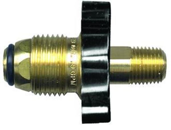 Picture of JR Products Adaptor Fitting, 1/4" MPT X Male POL Part# 06-0061    07-30085