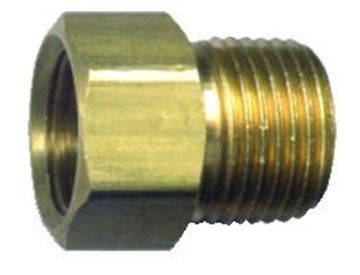 Picture of JR Products Adaptor Fitting, 1/4" Inverted Flare X 1/4" MPT Part# 06-0053    07-30045
