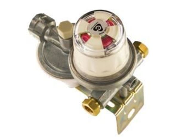 Picture of Cavagna Group Veritcal 2-Stage Regulator W/Shutoff Part# 06-0883    52-A-890-0011