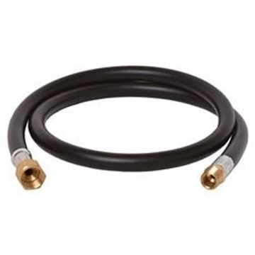Picture of Flame King LP Hose, 48"L, 3/8" Female Flare Swivel X 1/2" Female Flare Swivel Part# 02-8583    100383-48