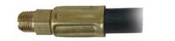 Picture of Marshall Pigtail Hose, 60"L, Type 1 QCC X 1/4" Male Inverted Flare Part# 06-0049    MER425-60P