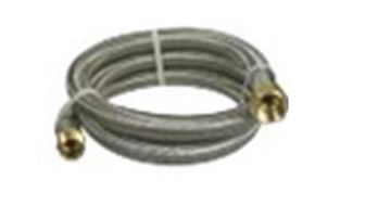 Picture of MB Sturgis Stainless Steel LP Hose, 48"L, 3/8" MNPT X 1/2" Female Flare Part# 06-1331    100883-48-MBS