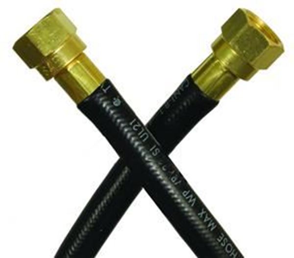 Picture of JR Products LP Hose, 36"L, Two X 3/8" Female Swivel SAE Flared Ends Part# 06-0146    07-30925