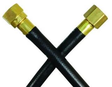 Picture of JR Products LP Hose, 36"L, 3/8" Female Pipe X 3/8" Female Swivel SAE Flare End Part# 06-0154    07-30995