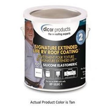 Picture of Dicor EPDM Roof Coating, Tan, 1 Gallon Part# 13-1955    RP-SELRCT-1