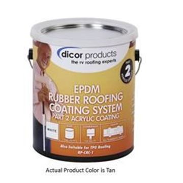 Picture of Dicor EPDM Roof Coating, Tan, 1 Gallon Part# 13-1951    RP-CRCT-1