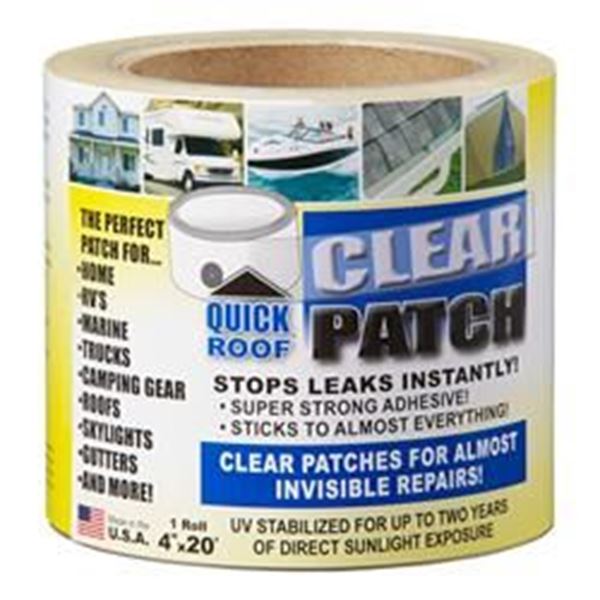 Picture of CoFair Quick Roof Repair Tape, 4" X 20', Clear Part# 13-3760    QRCP420