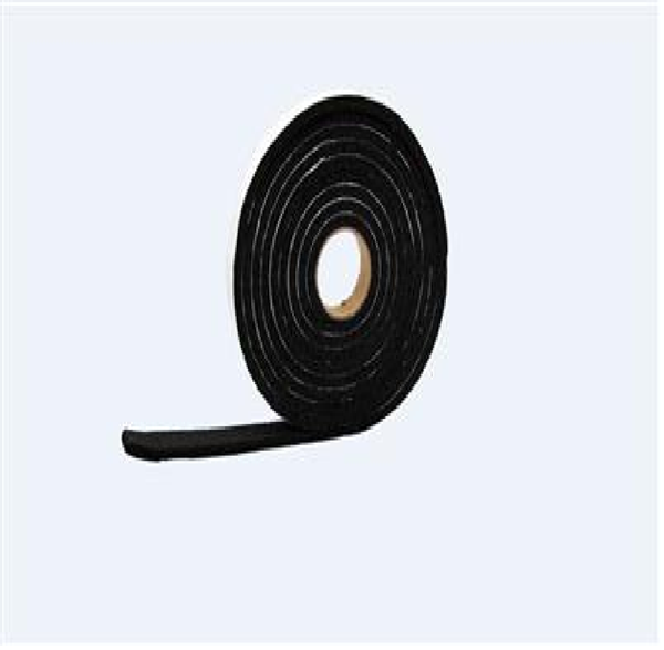 Picture of AP Products Weather Stripping, Black, 5/32"T X 1"W X 50'L Part# 13-0309    018-532150