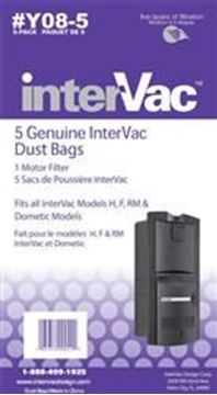 Picture of InterVac Design Vacuum Cleaner Bags, 5 Pack Part# 06-9703    Y08-5