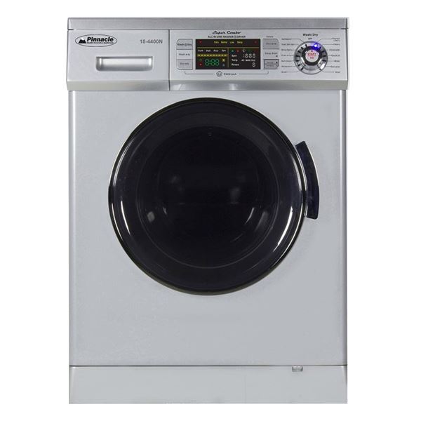 Picture of Pinnacle Appliances Washer/Dryer Combo, Silver Part# 72-5961 /07-8172   18-4400 N S