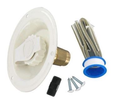 Picture of Valterra 1/2" Fresh Water Inlet Kit, White Part# 10-0791    A01-0177LFVP