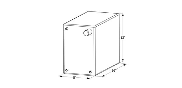 Picture of Icon 6G Fresh Water Tank W/O Fittings Part# 10-2013    12508