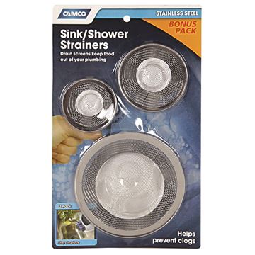 Picture of Camco Sink/Shower Strainers 3pack Part# 10-1698 42273