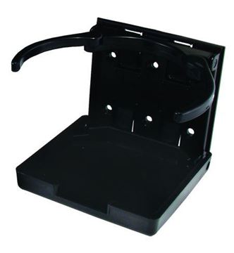 Picture of JR Products Black Flush Mount Cup Holder Part# 03-0658 45619