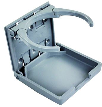Picture of JR Products Gray Flush Mount Cup Holder Part# 03-0666 45622