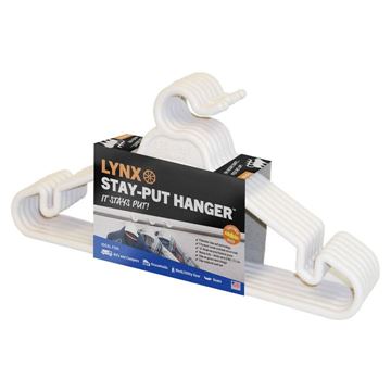 Picture of Tri-Lynx Stay-Put Clothes Hangers 6pack Part# 03-0032 1200W