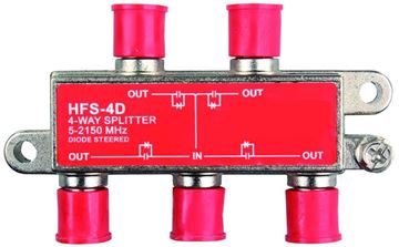 Picture of JR Products 4-way Tv Splitter Part# 24-0423   47345